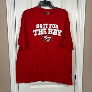 H&U San Francisco 49ers Do It For The Bay Short Sleeve Crewneck T-Shirt Size 2XL